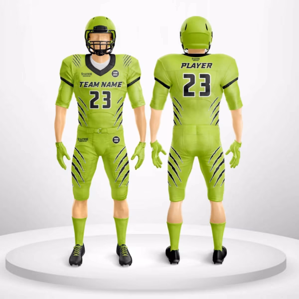 Viper Strike Gridiron Uniforms – Custom Football Kit with Tiger Claw Patterns