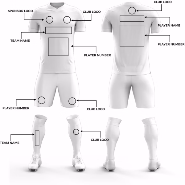Design soccer jerseys with customizable logos, player numbers, and team details for your team’s perfect uniform.