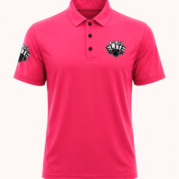 Lifeline Elite Pink Coaches Polo
