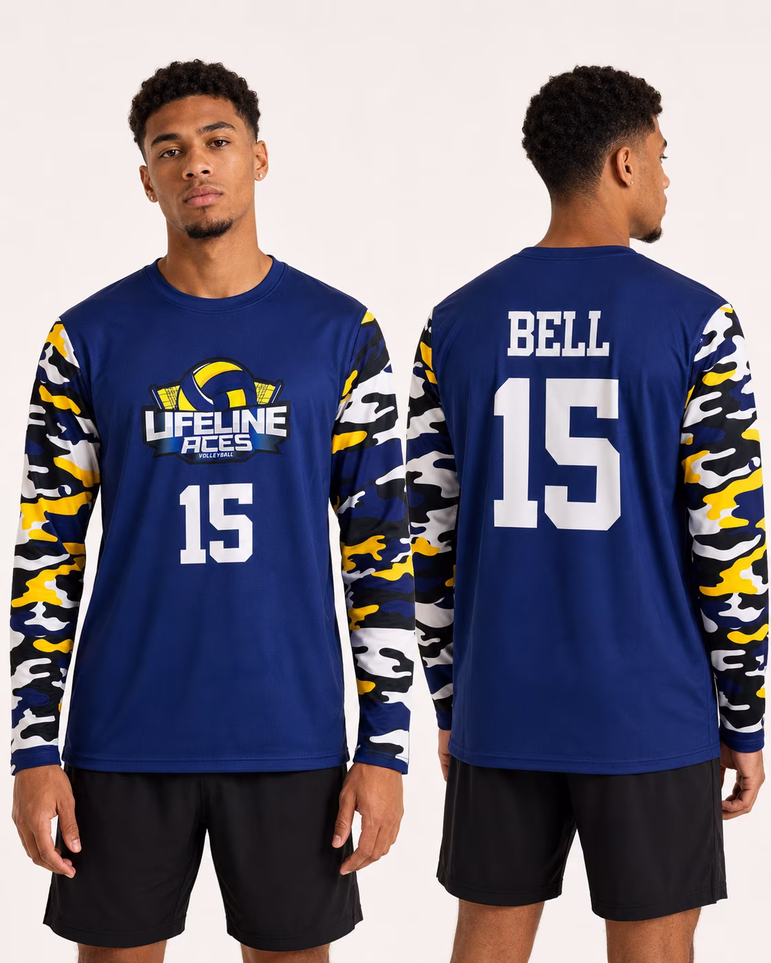 Lifeline Volleyball Blue Jersey