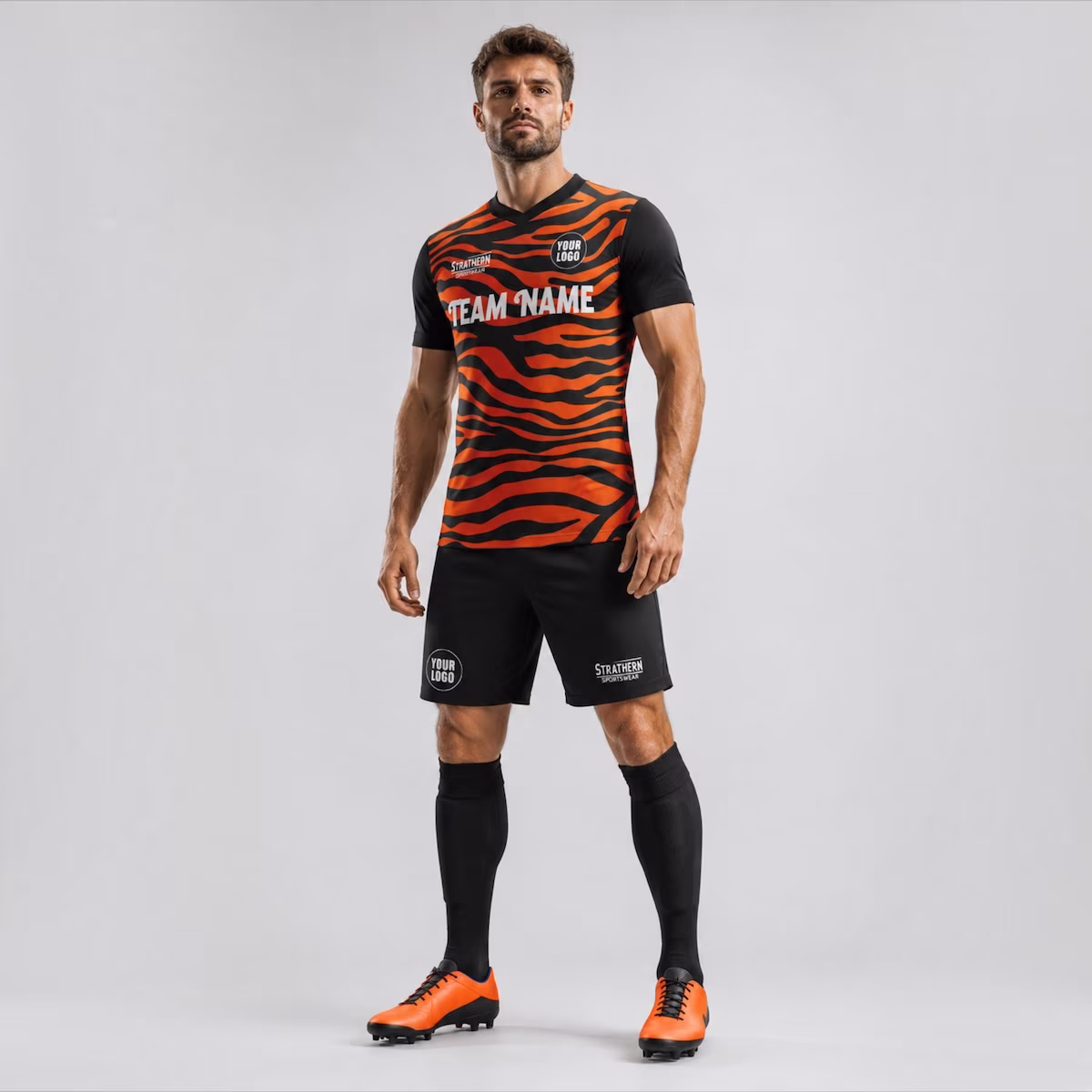 Custom soccer uniform by Strathern International