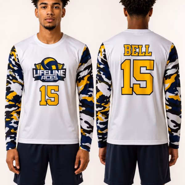 Lifeline Volleyball White Jersey