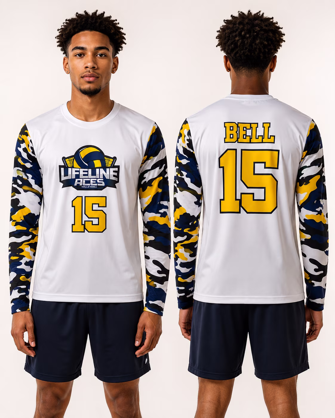 Lifeline Volleyball White Jersey