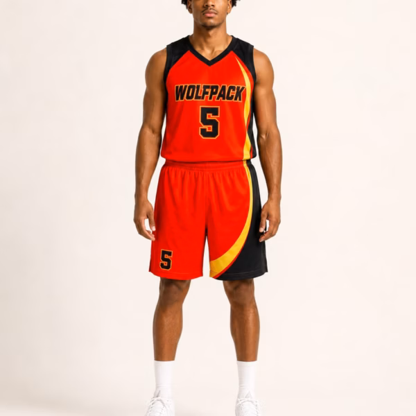 Lifeline Classic Basketball Uniform — Wolfpack 5
