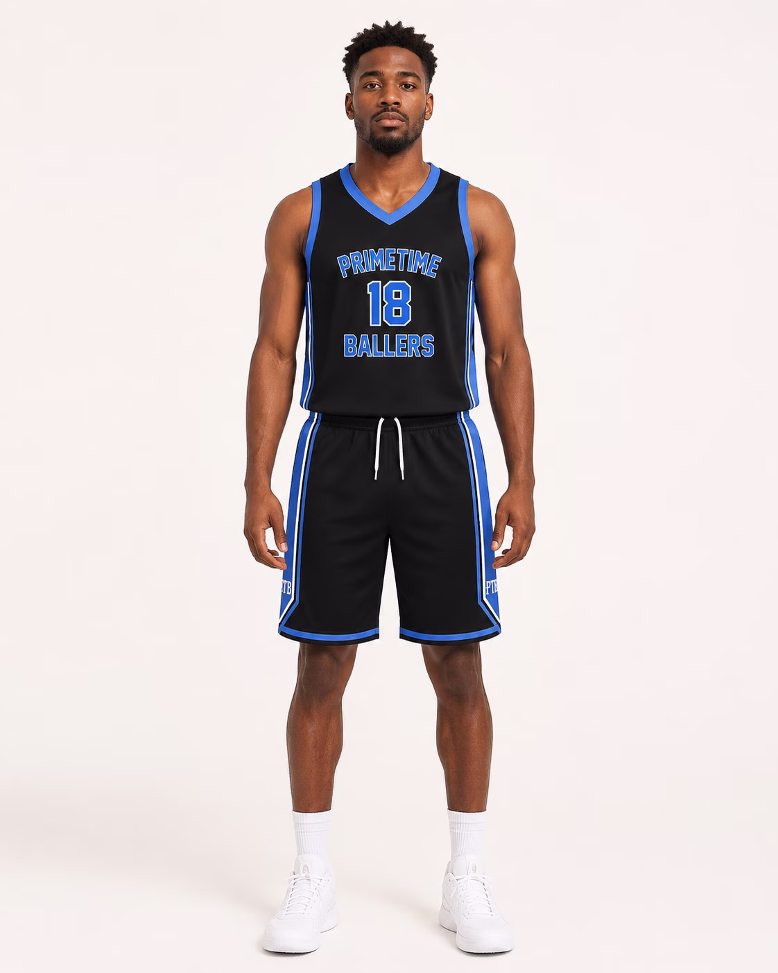 PTB Premium Game Black basketball uniform